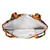 Eco-Friendly Orange & Multicolour Floral Print Canvas Shoulder Bag