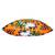 Eco-Friendly Orange & Multicolour Floral Print Canvas Shoulder Bag