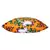 Eco-Friendly Orange & Multicolour Floral Print Canvas Shoulder Bag