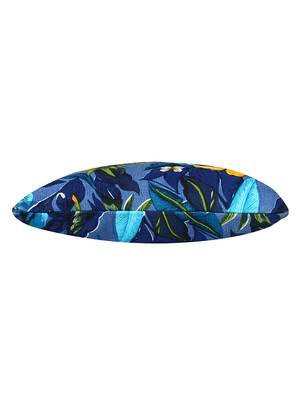 Eco-Friendly Navy Blue & Multicolour Floral Print Canvas Shoulder Bag 5