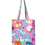 Eco-Friendly Pink & Multicolour Floral Print Canvas Shoulder Bag