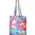 Eco-Friendly Pink & Multicolour Floral Print Canvas Shoulder Bag