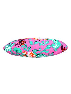 Eco-Friendly Pink & Multicolour Floral Print Canvas Shoulder Bag 5