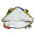 Eco-Friendly Green & Multicolour Floral Print Canvas Shoulder Bag