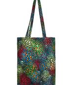 Eco-Friendly Multicolour Abstract Print Canvas Shoulder Bag