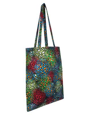 Eco-Friendly Multicolour Abstract Print Canvas Shoulder Bag 2