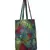 Eco-Friendly Multicolour Abstract Print Canvas Shoulder Bag