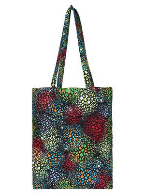 Eco-Friendly Multicolour Abstract Print Canvas Shoulder Bag 3