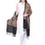 Black & Multicolour Woolen Heavy Embroidered Shawl