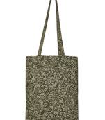 Eco-Friendly Green  Abstract Print Canvas Shoulder Bag
