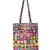 Eco-Friendly Multicolour Abstract Print Canvas Shoulder Bag