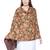 Dark Brown & Multicolour Woolen Heavy Embroidered Shawl