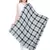 Grey & Black Woolen Woven Design Checkered Shawl