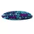 Eco-Friendly Blue & Multicolour Abstract Print Canvas Shoulder Bag