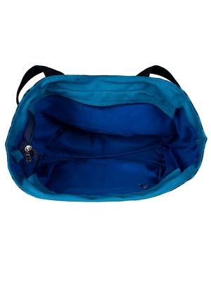 Florid Blue Canvas Shoulder Bag 4