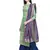 Green embroidered satin salwar