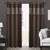 Dhrohar Cotton Eyelet Curtain   Dark Brown