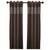 Dhrohar Cotton Eyelet Curtain   Dark Brown