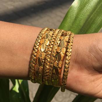 Gold Plated Bangles 1