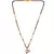Black gold plated mangalsutra