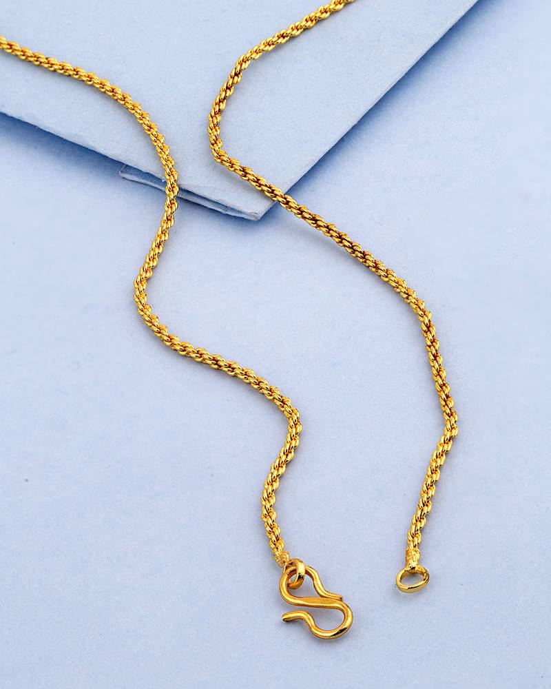 Flicker Links Men's Thin Rope Chain Voylla 3092748