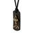 Celtic Cross Leather Pendant & Black Woven Leather Bracelet Combo