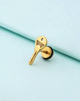 Royal Stud Key Earring 1
