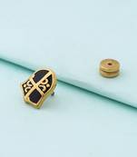 Royal Stud Shield Earring