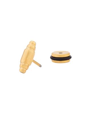 Royal Stud Flat Bar Earring 3