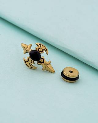 Royal Stud Celtic Cross Earring 1