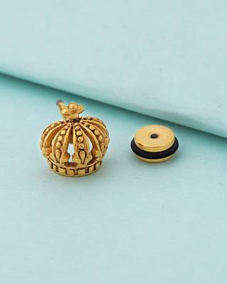 Royal Stud Crown Earring 1