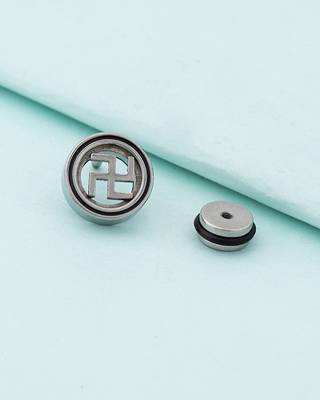 Royal Stud Swastik Earring 1