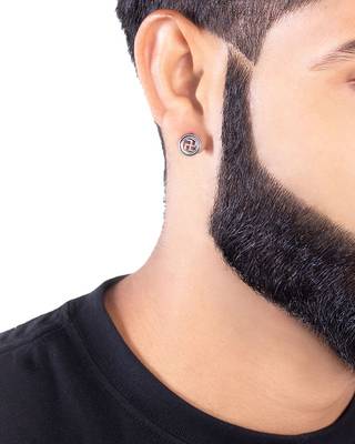 Royal Stud Swastik Earring 4