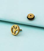 Royal Stud Peace Sign Earring