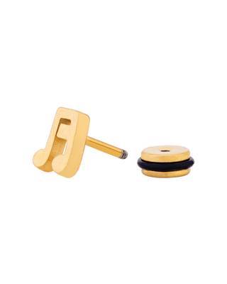 Royal Stud Musical Note Earring 3