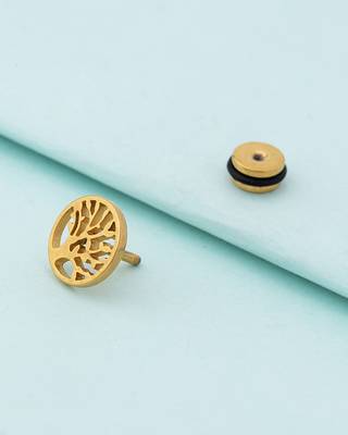 Royal Stud Tree of Life Earring 1