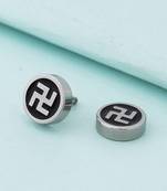 Royal Stud Swastik Sign Earring