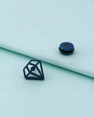 Royal Stud Diamond Motif Earring 1