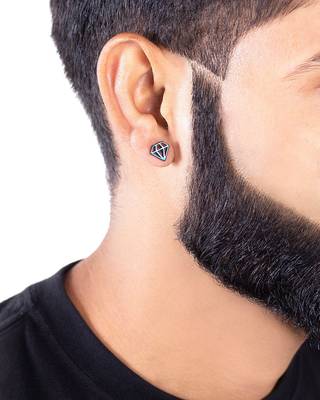 Royal Stud Diamond Motif Earring 4