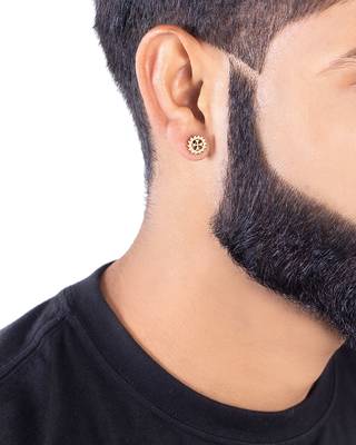 Royal Stud Driving Gear Earring 4