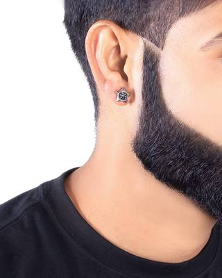 Royal Stud Military Star Earring 4