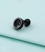 Royal Stud Om In A Circle Earring