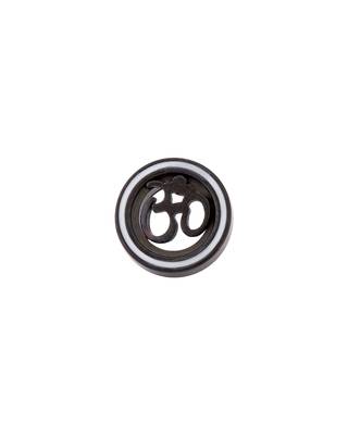 Royal Stud Om In A Circle Earring 2