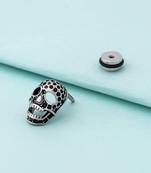 Royal Stud Skull Motif Earring