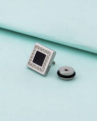 Royal Stud Square Steel Earring 1