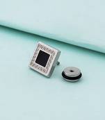 Royal Stud Square Steel Earring