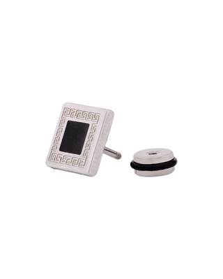 Royal Stud Square Steel Earring 3