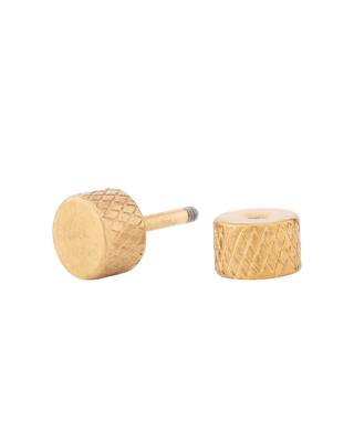 Royal Stud Steel Dumbbell Earring 3