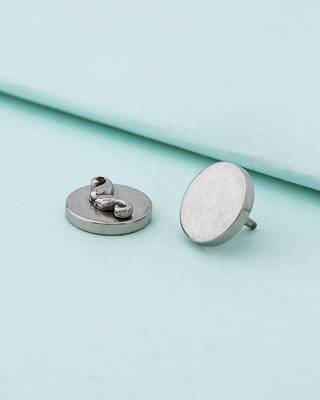 Royal Stud Moustache Barbell Earring 1