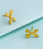 Royal Gold Plated Arrows Earrings